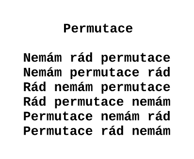 Permutace